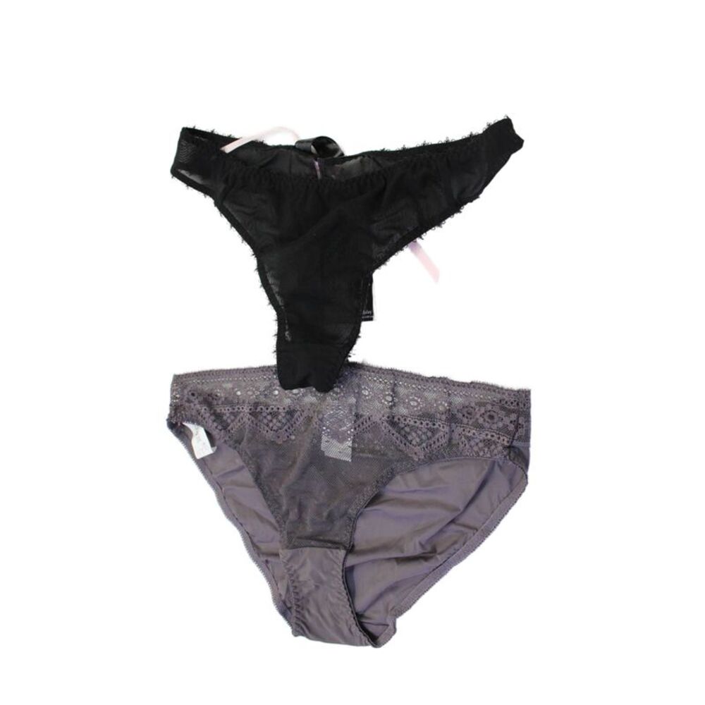 Princesse Tam Tam Womens Lace Bow Detail Brief Underwear Set Purple Size XS
